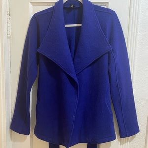 Saks Fifth Avenue Blue Coat